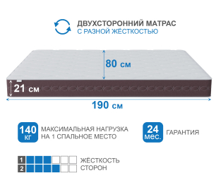 Столлайн / Матрас Корсика-Олимпик 800х1900