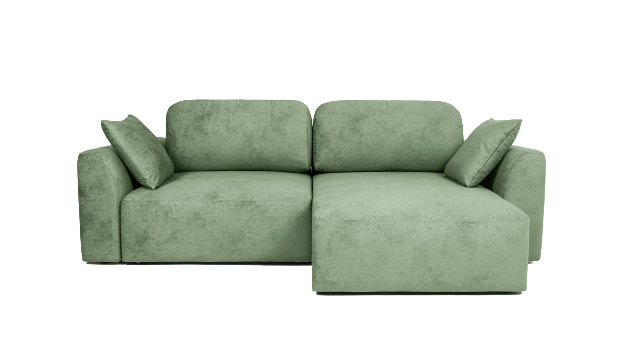 Диваны угловые в гостиную, Диван угловой Trump mini, велюр