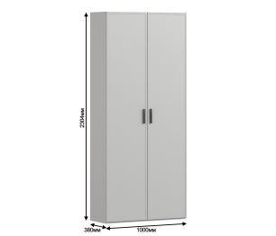 Корпус шкафа Милан СБ-3257 Серый