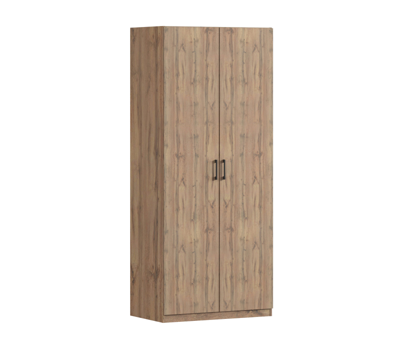 В спальню, Шкаф двухдверный Макс 1000 мм, вариант №3 (ЛДСП, корпус дуб вотан)