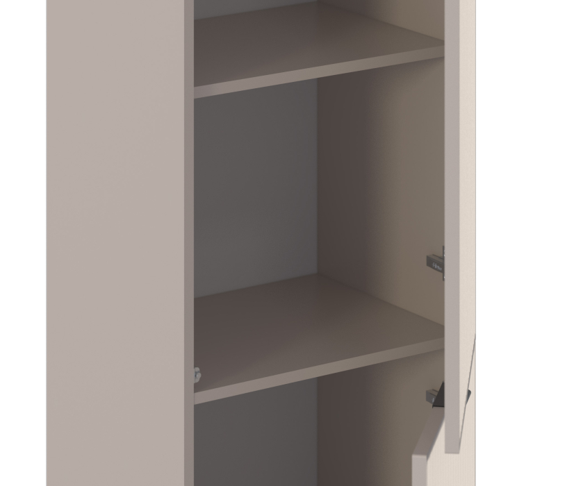 Шкафы пеналы, Шкаф-пенал Турин СБ-3568 Кашемир серый/МДФ Кашемир