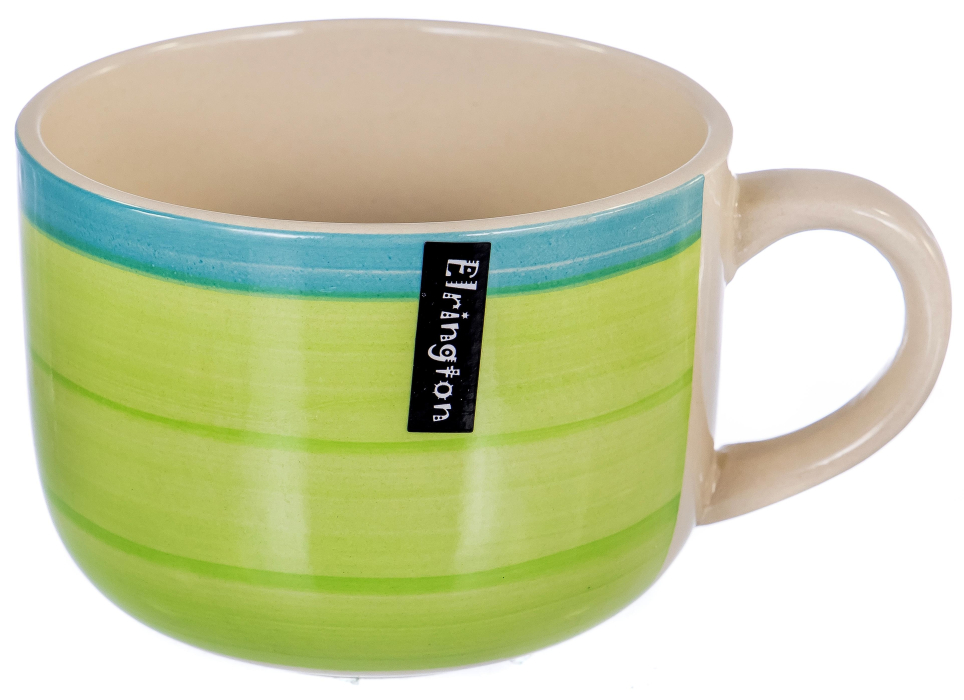 Посуда, Бульонница 500мл, аэрография Зелень лета