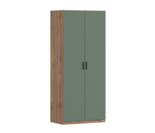 Шкаф двухдверный Макс 1000 мм, вариант №4 (ЛДСП, корпус дуб вотан)