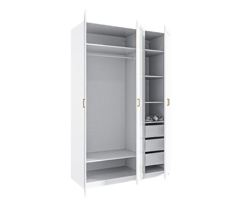 Для одежды, Шкаф трехдверный Ассоль/Макс 1500 мм