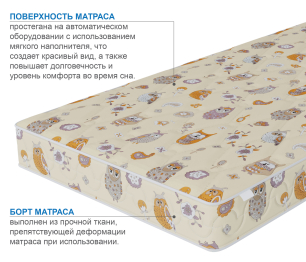 Матрас Здоровый сон-Мишутка 900х1900