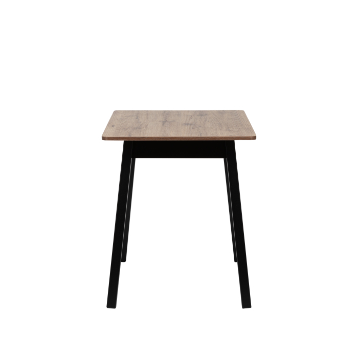 Обеденные столы, Стол раздвижной DAIKO 1Р, металл Черный, Дуб велингтон