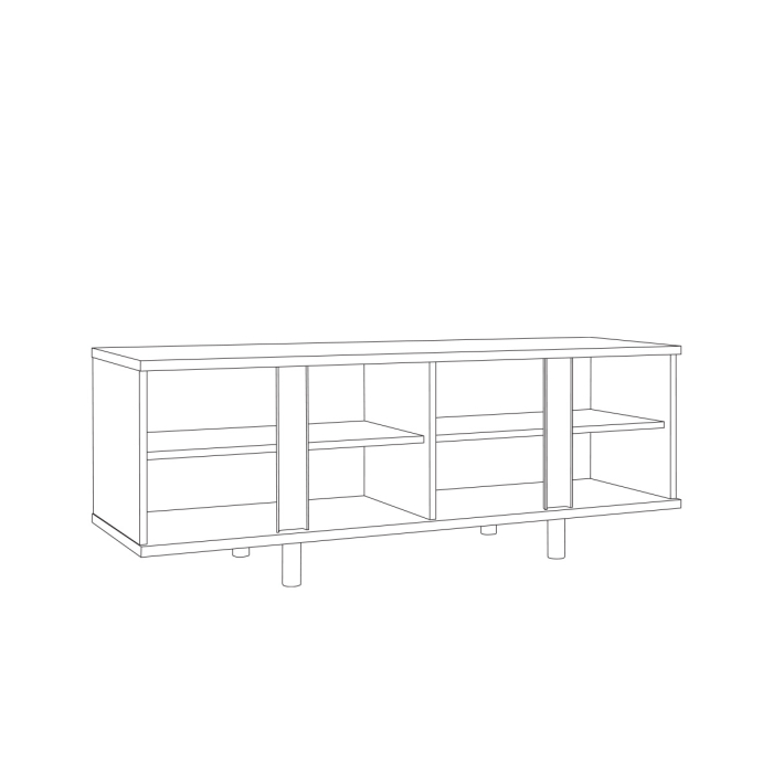 ТВ-тумбы, Тумба под ТВ Квадро 13.276