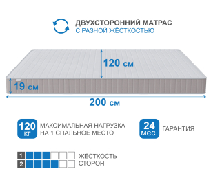 Столлайн / Матрас Тропикана-Феникс 1200х2000