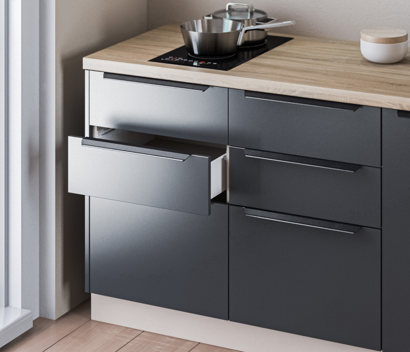 Кухонные гарнитуры, Кухонный гарнитур ЛОФТ Регина Песочный/Диамант серый, Дуб дикий 1,8 м ПОД КЛЮЧ