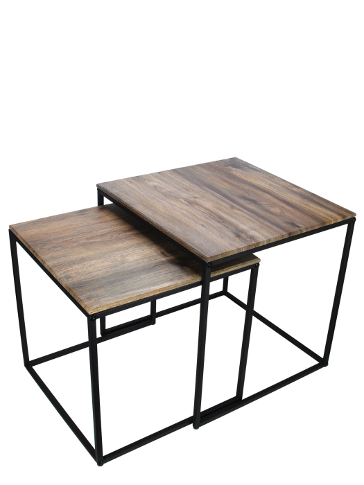 Журнальные столики, Комплект из двух квадратных журнальных столиков М002.0А52