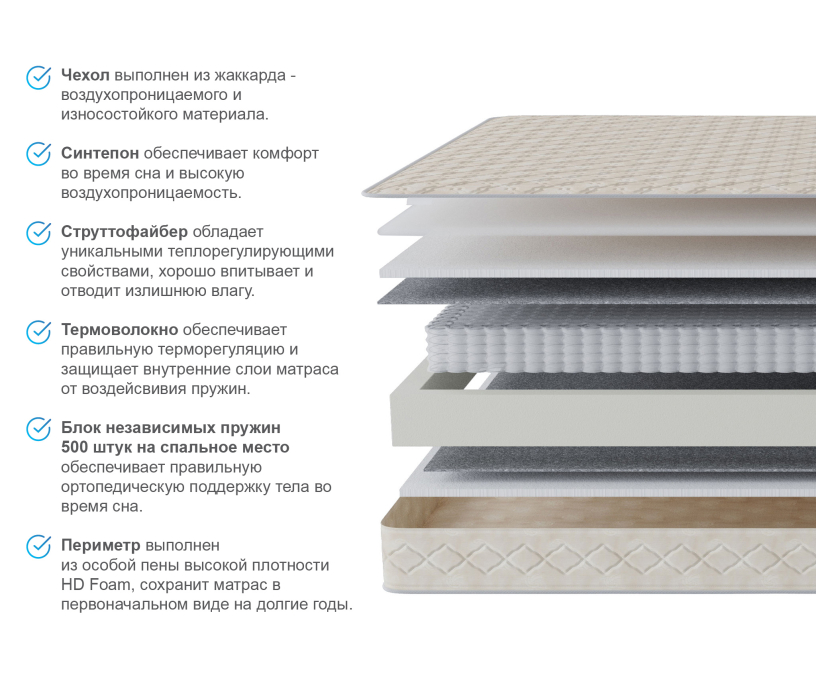 Другие размеры, Матрас Столплит Корсика - Максимус 1200*2000