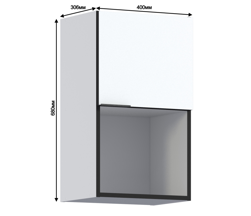 Метод, Метод шкаф 1 дв 40х68 см