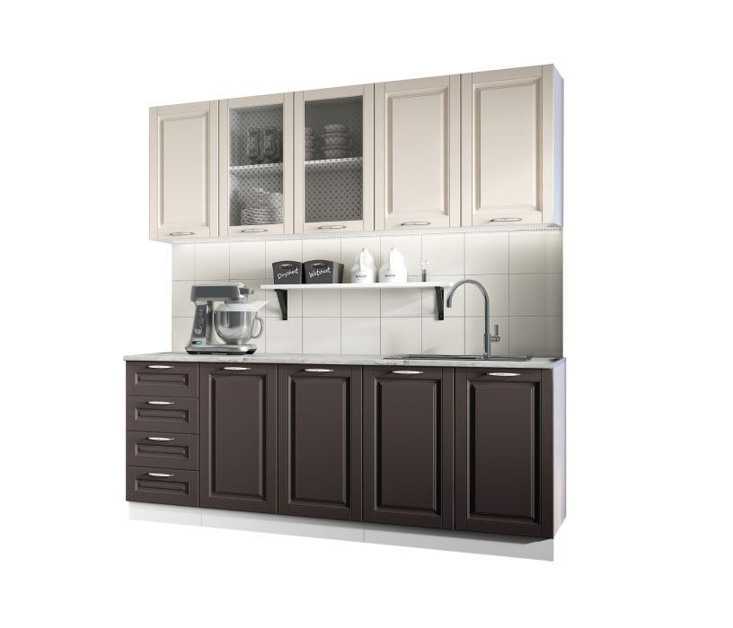 , Кухня Вита 2,0 м Арабика МДФ